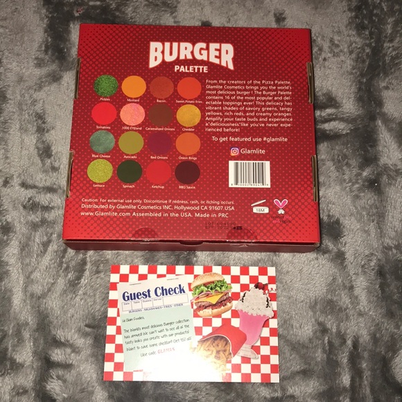 🎁 EXTREME BLOWOUT🎁‼️LAST ONE‼️🆕🍔 Glamlite Burger Palette - Picture 10 of 15